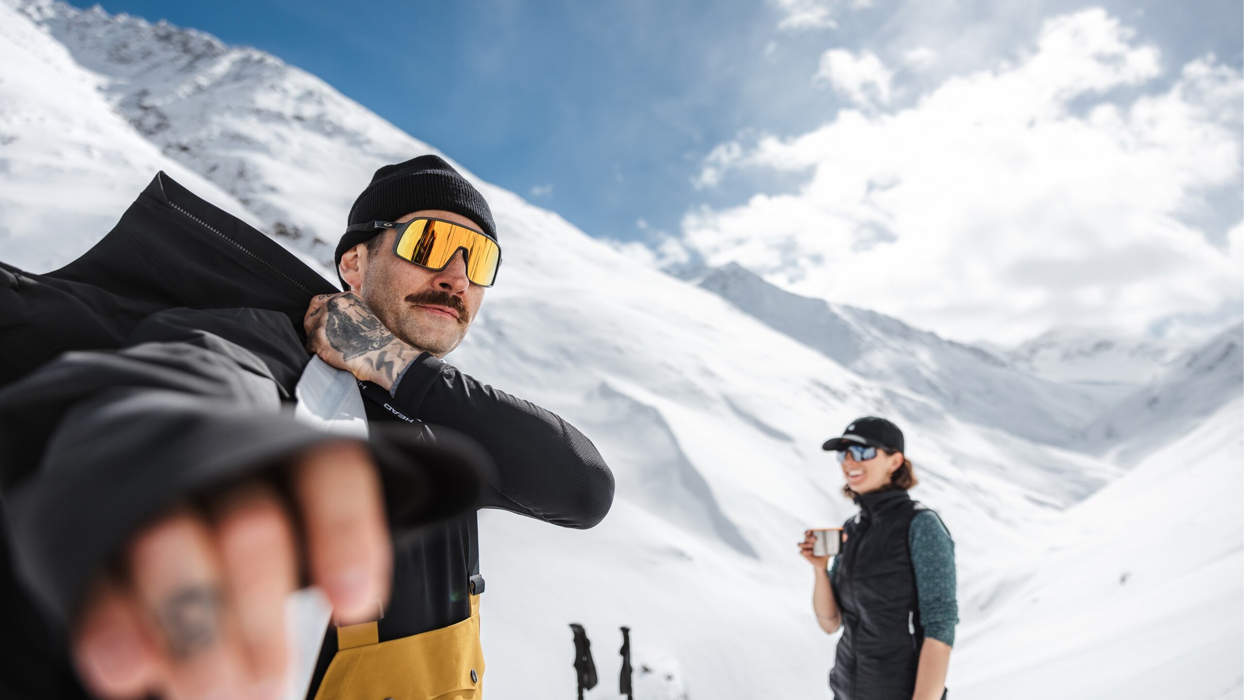 Unterwegs bei Freeride- und Skitouren im Ötztal 