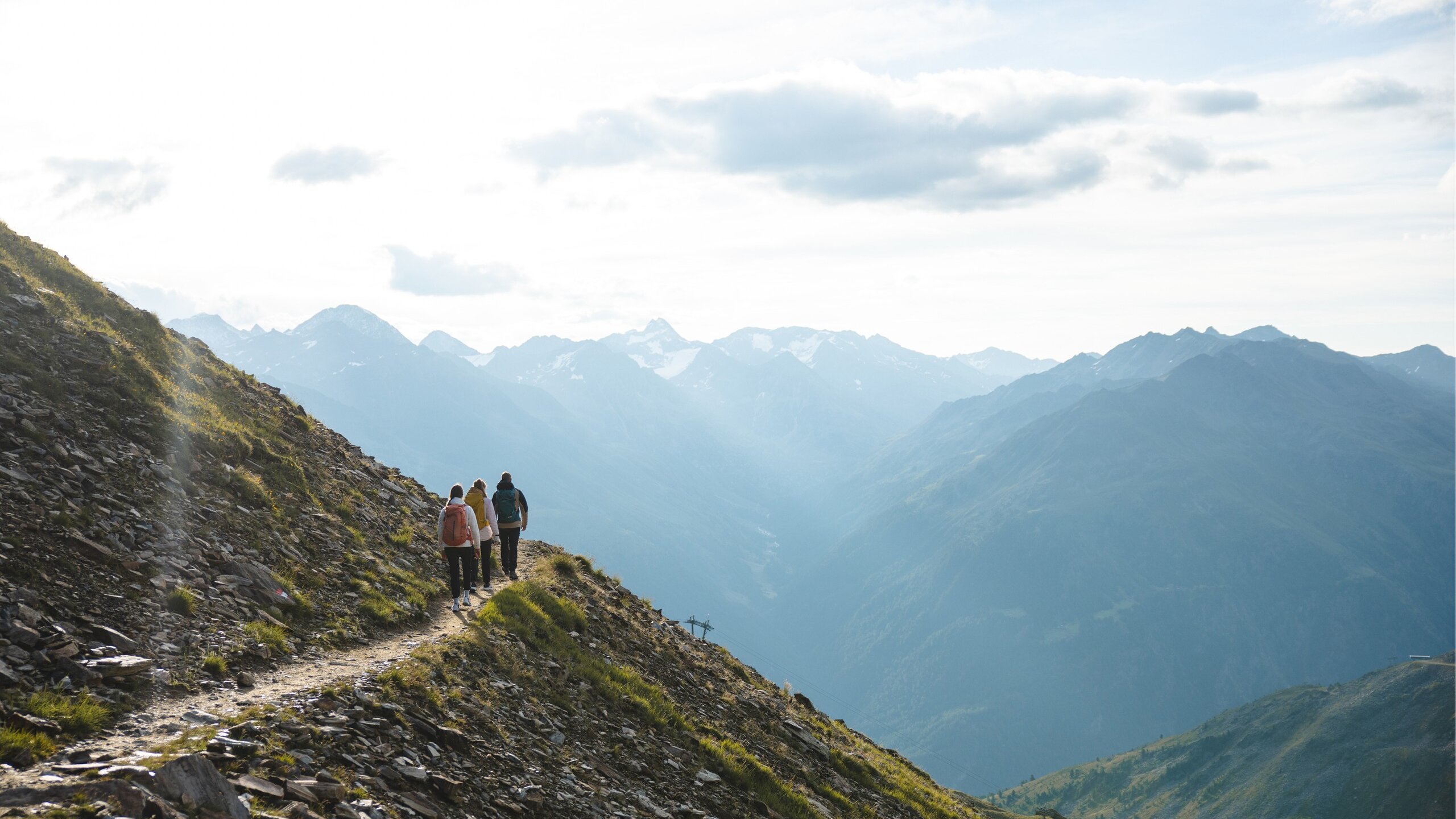 Beim Sommerurlaub im Ötztal wandern und bergsteigen 